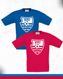 Kinder-Shirt "Wappen" – blau