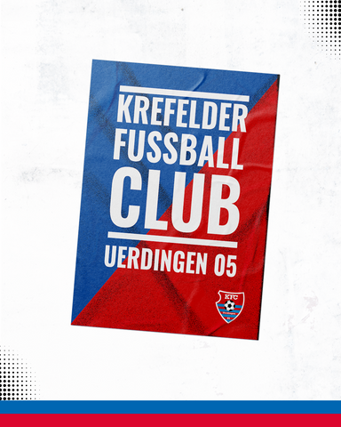 Outdoor-Aufkleber A6 „Krefelder Fußballclub“