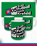 Kaffeetasse "Zum Fußball nach Krefeld"