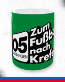 Kaffeetasse "Zum Fußball nach Krefeld"