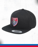 Cap "Wappen" – schwarz / blaurot