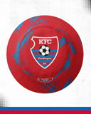 Fischerhut mit KFC-Logo – blau-rot