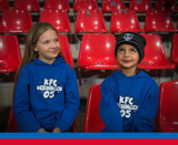 Kinder-Hoodie "KFC Bubbles" – blau