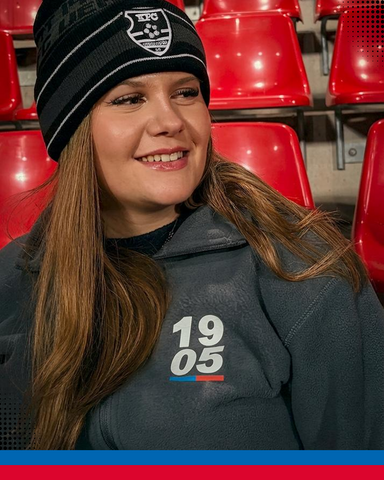 Fleecejacke "1905" mit Reißverschluss – grau