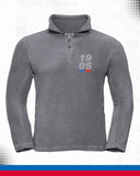 Fleecetroyer "1905" mit Zipper – grau