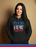 Hoodie "Treue Liebe Tradition" – schwarz