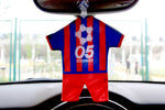 Mini-Trikot "90er" fürs Auto / Fenster