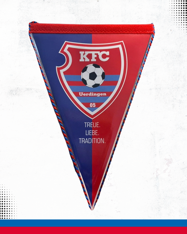 Wimpel mit KFC-Logo – 29x20 cm