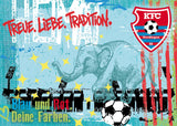 Holzbild Heimat & Treu.Liebe.Tradition